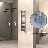 Radiva Haiti Elektrikli Havlupan 300x1100 Düz Krom (thesis Termostat) 200w Renksiz