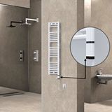 Radiva Haiti Elektrikli Havlupan 300x1200 Düz Beyaz (oned On/off ) Sağ 300w
