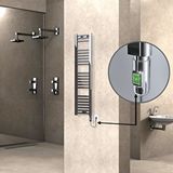 Radiva Haiti Elektrikli Havlupan 300x1200 Düz Krom (on/off Düğmeli) 200w Renksiz