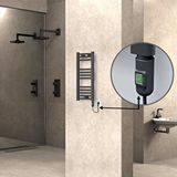 Radiva Haiti Elektrikli Havlupan 300x700 Düz Antrasit (on/off Düğmeli) 200w