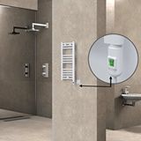 Radiva Haiti Elektrikli Havlupan 300x700 Düz Beyaz (on/off Düğmeli) 200w