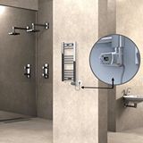 Radiva Haiti Elektrikli Havlupan 300x700 Düz Krom (thesis Termostat) 200w Renksiz