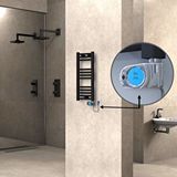 Radiva Haiti Elektrikli Havlupan 300x700 Düz Siyah (musa Termostat) 200w