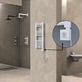 Radiva Haiti Elektrikli Havlupan 300x800 Düz Beyaz (ktx1 Termostat) 200w Spiral Kablolu