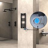Radiva Haiti Elektrikli Havlupan 300x800 Düz Siyah (musa Termostat) 200w