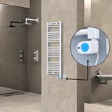 Radiva Haiti Elektrikli Havlupan 400x1200 Düz Beyaz (musa Termostat) 600w