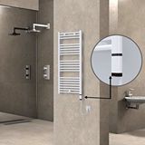 Radiva Haiti Elektrikli Havlupan 500x1100 Düz Beyaz (oned On/off ) Sağ 300w