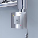 Radiva Haiti Elektrikli Havlupan 500X1200 Krom (Ktx1 Termostatlı) 300 Watt Spiral Kablolu - 50 X 120