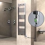 Radiva Haiti Elektrikli Havlupan 500x1800 Düz Krom (on/off Düğmeli) 600w Renksiz