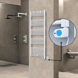 Radiva Haiti Elektrikli Havlupan 600x1500 Düz Beyaz (musa Termostat) 900w