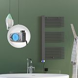 Radiva Male Elektrikli Havlupan 600x1190 Antrasit (musa Termostat) 900w