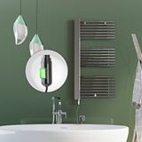 Radiva Male Elektrikli Havlupan 600x1190 Krom (on/off Düğmeli) 600w Renksiz