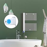 Radiva Male Elektrikli Havlupan 600x800 Beyaz (musa Termostat) 600w