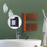 Radiva Male Elektrikli Havlupan 600x800 Rose Gold (ktx4 Termostat) 300w Spiral Kablolu Altın