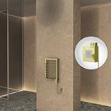 Radiva Naxos Elektrikli Havlupan 450x655 Altın (ktx1 Termostat) 200w Spiral Kablolu