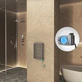 Radiva Naxos Elektrikli Havlupan 450x655 Antrasit Texture (musa Termostat) 300w