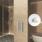 Radiva Naxos Elektrikli Havlupan 450x655 Beyaz Mat (ktx1 Termostat) 300w