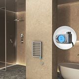 Radiva Naxos Elektrikli Havlupan 450x655 Gri 7012 Texture (musa Termostat) 300w