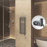 Radiva Naxos Elektrikli Havlupan 500x1193 Antrasit Texture (thesis Termostat) 600w