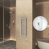 Radiva Naxos Elektrikli Havlupan 500x1193 Beyaz Mat (on/off Düğmeli) 600w