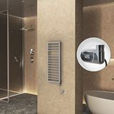 Radiva Naxos Elektrikli Havlupan 500x1193 Gri 7012 Texture (thesis Termostat) 600w