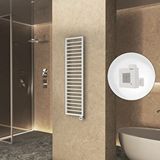 Radiva Naxos Elektrikli Havlupan 500x1655 Beyaz Mat (ktx1 Termostat) 600w
