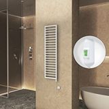 Radiva Naxos Elektrikli Havlupan 500x1655 Beyaz Mat (on/off Düğmeli) 600w