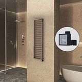 Radiva Naxos Elektrikli Havlupan 500x1655 Rose Gold Parlak (ktx3 Termostat) 600w Altın