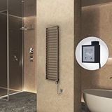 Radiva Naxos Elektrikli Havlupan 500x1655 Rose Gold Parlak (ktx3 Termostat) 600w Spiral Kablolu Altın