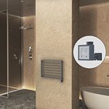 Radiva Naxos Elektrikli Havlupan 800x578 Antrasit Texture (ktx3 Termostat) 300w