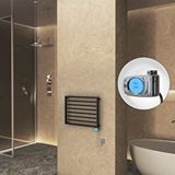 Radiva Naxos Elektrikli Havlupan 800x578 Siyah Mat (musa Termostat) 300w