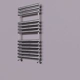 Radiva Volga Dekoratif Havlupan 600x1200 Krom Gümüş