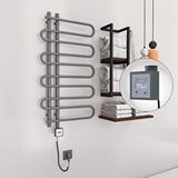 Radiva Zante Elektrikli Havlupan 500x1000 Antrasit (ktx3 Termostat) 300w Spiral Kablolu