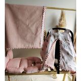 Raduga Collection Çift Taraflı Puset Örtüsü+Puset Minderi+Battaniye Pudra Tüy