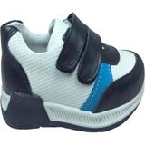 raduno Erkek Bebek Ortopedik Spor Ayakkabı Lacivert-Beyaz-Turkuaz1 Cırtlı % 100 Deri Anatomik