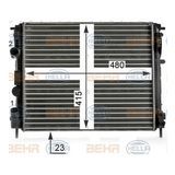 RADYATÖR CLIO II KNG LOGAN1.5 DCI 1.6 16V 1.9 DTI K4M AC KLİMASIZ MEK 480x414x28