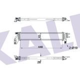 Radyatör Duster Iı ; Logan Iı ; Sandero Iı Lt 1.5dcı Al/brz 448x83x26