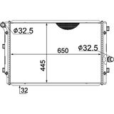 Radyatör Mechanical Jetta 1.6 Tdı 2010 -a3 03 Mek 650x448x26 650x448x34