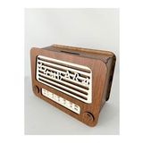 Radyo Kumbara Ahşap 18 cm