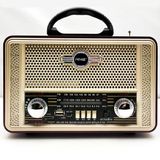 Radyo Nostalji Şarjlı Pilli Bt/usb/sd Nns NS-8098BT