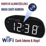 Radyolu ve Alarmlı Dijital Masa Saati Kamera