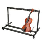 Raf Arabası, Tenis Raketi Depolama Rafı, Tenis Raketi Tutucu, Çoklu Gitar Standı Rafı, Yüksekliği Ayarlanabilir, Spor Salonu Okulları Kulüpleri için Büyük Saklama Rafı, 90,5 * 43,5 * 55 cm