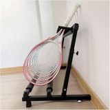Raf Arabası, Yetişkinler ve Çocuklar için Zemin Ayakta Raket Tutacağı, Badminton Tenis Raketi/VioliUkulele/Su Tabancası için Metal Çelik Katlanır Organizatör Teşhir Standı, Ayarlanabilir Yükseklik