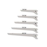 Raf Destek Kolu - Ahşap Raf Desteği, Raf Tutucu Ayak - Sunta, Mdf Destek Kolu Siyah 2 Adet 25 Cm