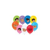 Rafadan Tayfa Baskılı 12" Pastel Renk Balon