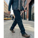 Rafaelli Gentleman Erkek Oversize Baggy Jean Kot Pantolon - Yeşil - 31 / 33