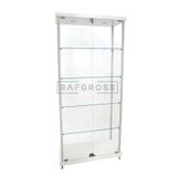 RAFAX Kurulu Teslimat, 40x80xh175,camlı Dolap, Camlı Vitrin, Koleksiyon Dolabı, Cam Dolap