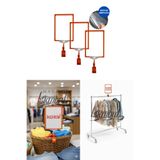 RAFAX Mandallı A5 Etiketlik Kırmızı 5'li Paket