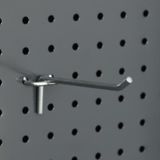 RafBurada ® 10 Adet Delikli Panel Kancası.Aksesuar Kancası 15 cm-3.00 cm