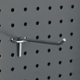 RafBurada ® 10 Adet Delikli Panel Kancası.Aksesuar Kancası 30 cm-3.00 cm